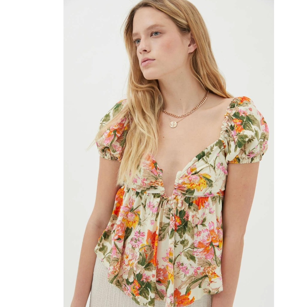UO Kristina U-Wire Babydoll Top